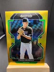2022 Panini Prizm Draft Picks Owen Murphy Gold Prizm RC Atlanta Braves 2/10