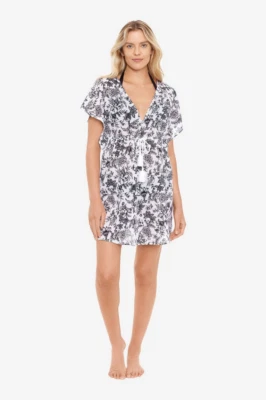 Ralph Lauren WHITE Futter Sleeve Swim Dress, US XL New - Image 1 of 3