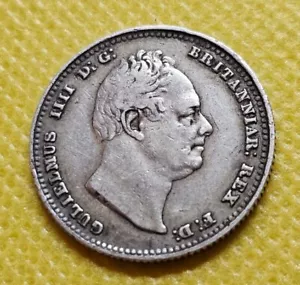 More details for 1834 shilling william iv british silver coin