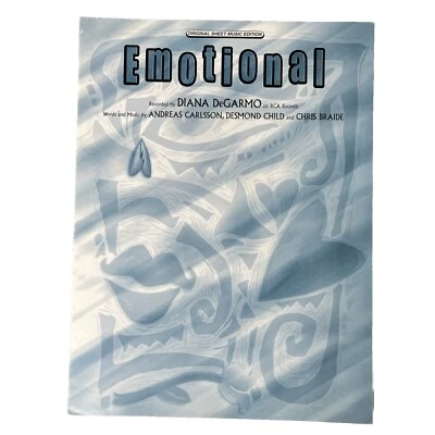 Emotional Sheet Music Diana Degarmo New Hal Leonard - Image 1 of 4