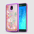 Girls Bling Glitter Sparkle Liquid Quicksand Case Cover For Samsung J7 2018