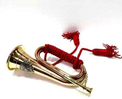 Musical Instrument Classic Style Gift Brass And Copper Blowing Bugle Horn Signal - Image 1 of 4