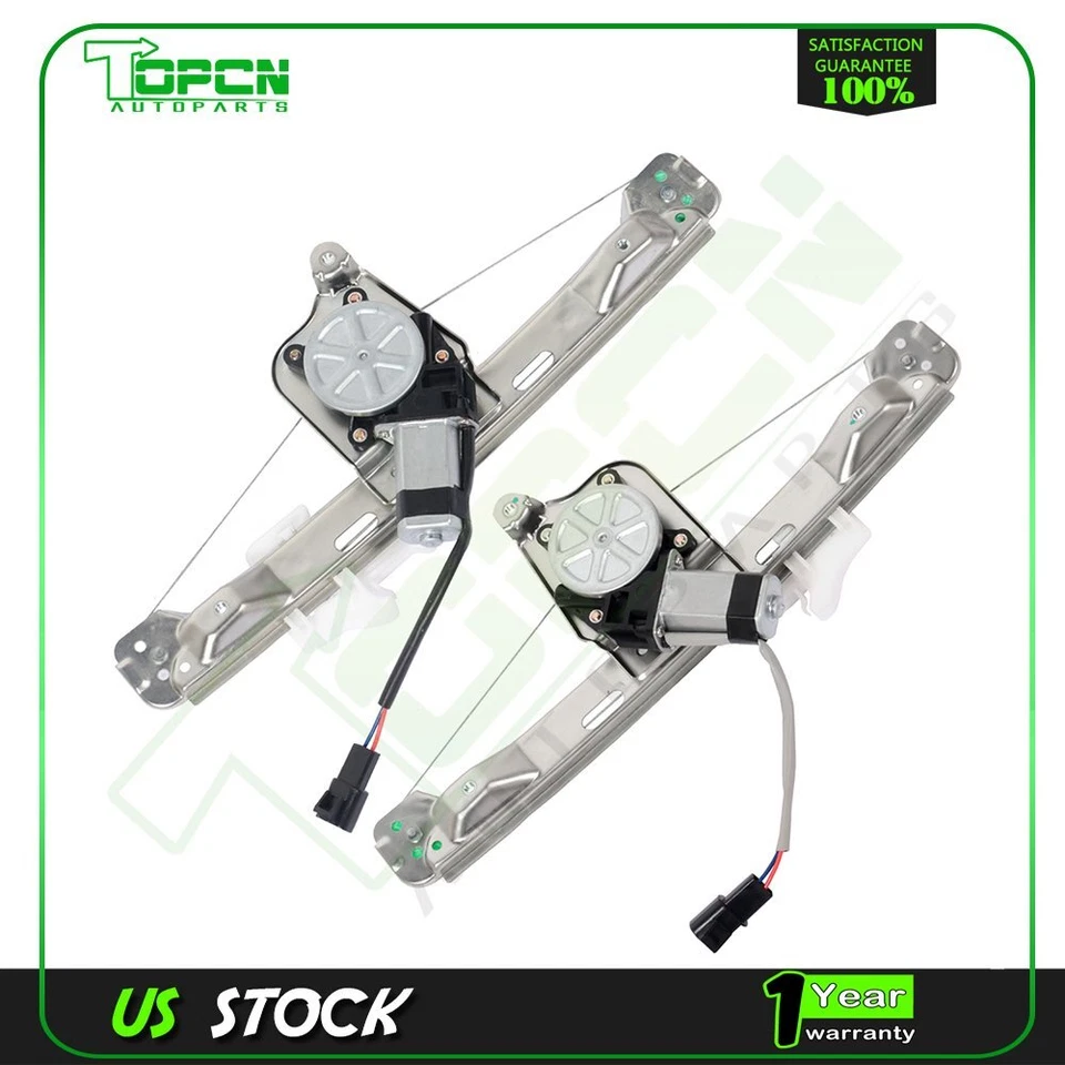 Fits 06-07 Chevy Malibu Window Regulator w/ Motor Rear Left Right Foto 1 de 4