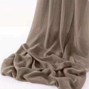 18" Wool Dobby Chiffon Sheer Table Runner for Wedding, Decorations for Birthday. - Picture 1 of 71