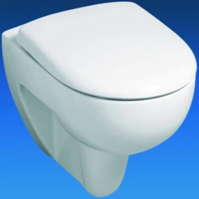Geberit Renova wall-mounted washdown toilet, seat automatic lowering, White - Image 1 of 3