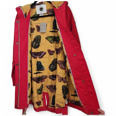 Anthropologie Daughters Of The Liberation Heritage Rain Coat Small Butterfly NWT - Image 1 of 4