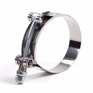 1-1/4" 41-46 mm T Bolt ClampTurbo Radiator Hose Stainless Steel T-Bolt 10 pcs - Picture 1 of 6