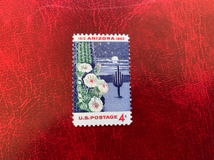 US USA 1962 MNH STATEHOOD ARIZONA GIANT SAGUARO CACTUS