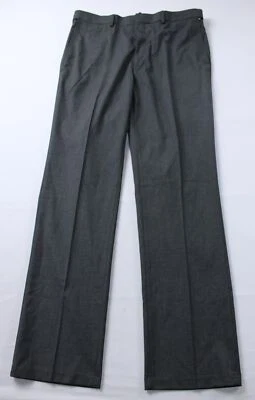 Pantalones de traje para hombre Saddlebred Motion Stretch frente plano AR8 carbón talla 36 nuevos con etiquetas Foto 1 de 4
