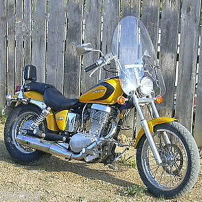Abrazaderas de motocicleta parabrisas resistente a arañazos para Suzuki Savage 650 Boulevard Foto 1 de 4