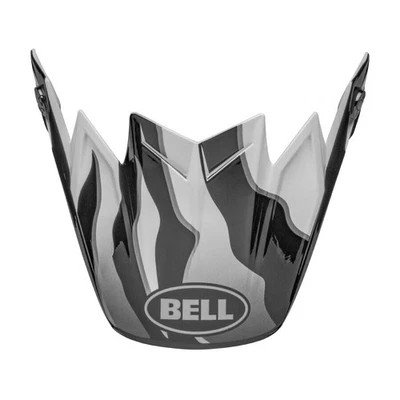 Visera Flex Bell Moto-9S - Garra - Negro/Blanco 7137545 Foto 1 de 3