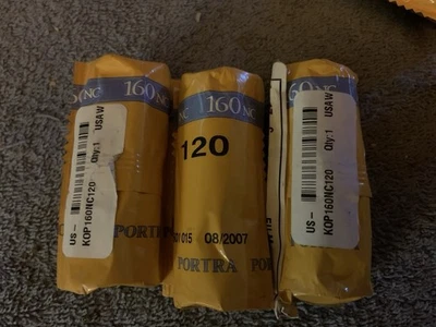 Kodak Porta 160NC120, Exp 08/2007, Sealed Package, 3pk - Image 1 of 2