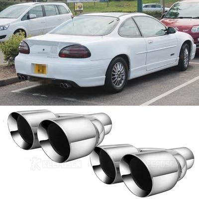 Двойной выпускной наконечник из нержавеющей стали 2,5 дюйма 3,5 дюйма для Pontiac Grand Prix - Изображение 1 из 4