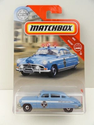 2019 Matchbox #57 ‘51 Hudson Hornet (Blue Matchbox County Police) - Image 1 of 4