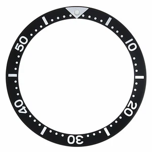 FLAT BEZEL INSERT FOR VINTAGE OMEGA 300 # 165.024  3520.50 MARK 40 COSMOS BLACK - Picture 1 of 2