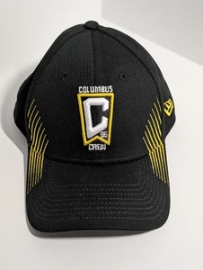 Columbus Crew Hat Cap New Era 39Thirty Size S/M Black & Gold MLS Soccer - Picture 1 of 5