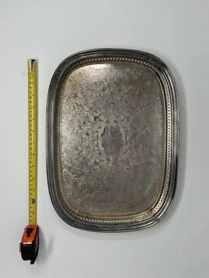 Oneida Oblong Tray. See photos. Silver plated? - Image 1 of 4