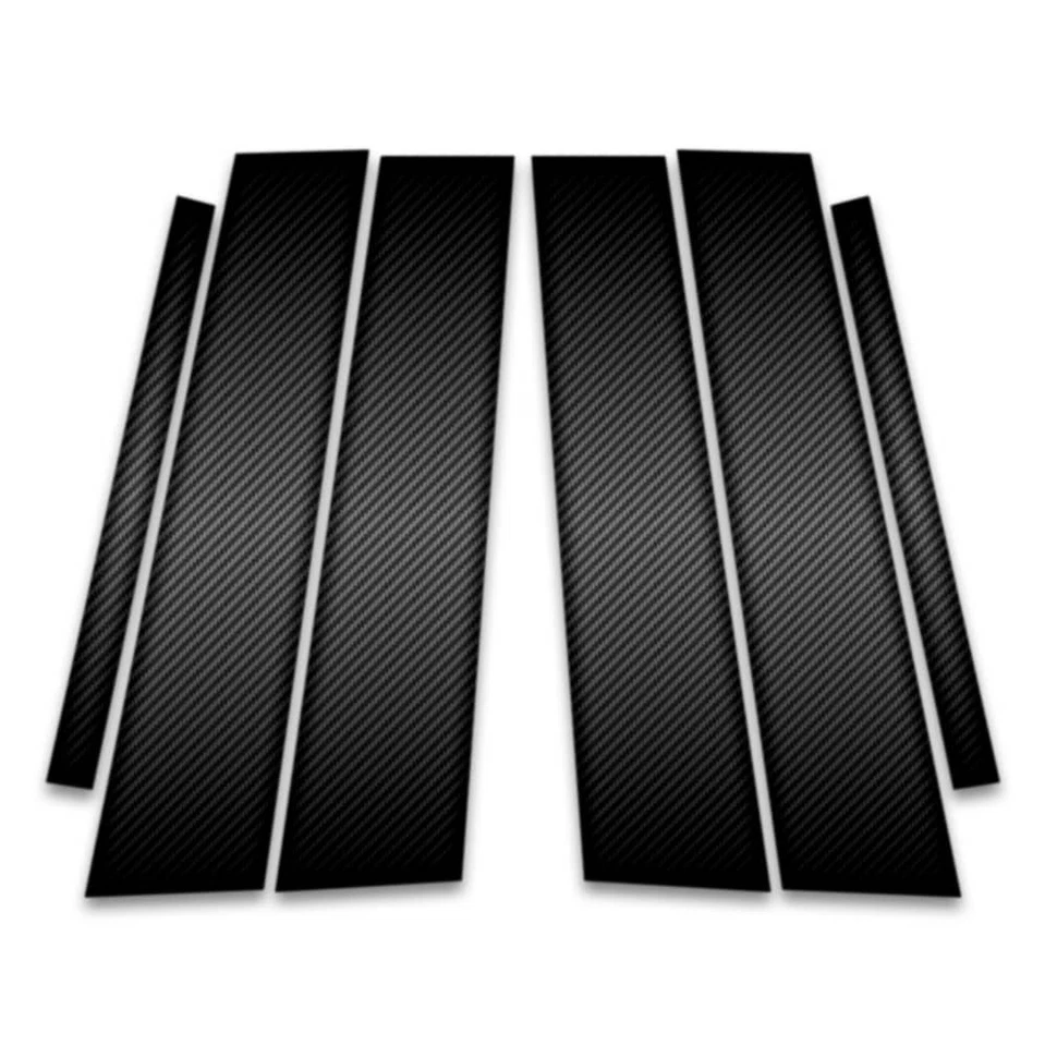 6pc Carbon Fiber Pillar Post Covers for 2016-2020 Mercedes-Benz GLE Class Coupe - Imagem 1 de 1