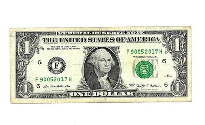 2009- $1. DOLLAR BIRTHDAY NOTE # (90052017)- SEPT./05/2017- GREAT BILL. - Image 1 of 2