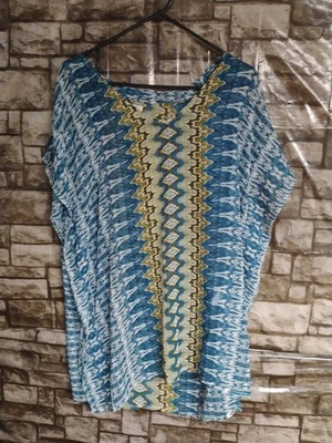  O'Neill Mujer Azul Medio Natación Cubrir Playa Transparente  Foto 1 de 3