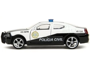 2006 Dodge Charger Police Black and White "Policia Civil" "Fast & Furious" Serie - Picture 1 of 1