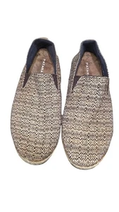 Patara Men's Natural Woven Slip-On Loafers Cork Insole Size 13 - Picture 1 of 8