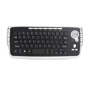 Multimedia 2.4Ghz Wireless Mini Handheld Keyboard with Trackball Scroll Wheel... - Picture 1 of 7