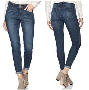 Jeans Democracy "Ab" Tecnologia Libertà Skimmer alla Caviglia Elasticizzato Taglie Forti 22 NUOVO - Foto 1 di 5