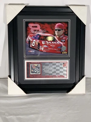 Cubierta de estampilla Dale Earnhardt Jr. USPS Daytona Beach 05 enmarcada NASCAR coleccionable Foto 1 de 4