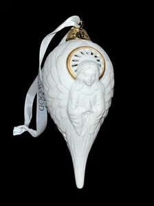 Wedgewood White Angel Christmas Ornament - Picture 1 of 5