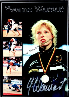 Original Autogramm Yvonne Wansart Judo /// Autograph signiert signed signee Wans - Bild 1 von 2
