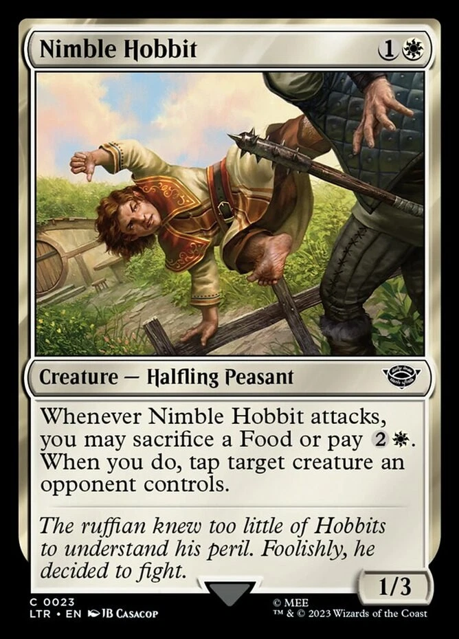 x1 Nimble Hobbit - Lord of the Rings - NM - MTG - Image 1 of 1