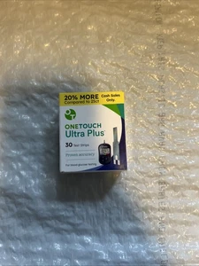 OneTouch Ultra Plus 30ct Each - 30 Test Strips Total - EXP: 02/28/2026 - Picture 1 of 4