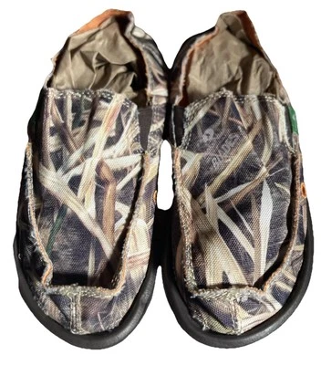 Sanuk Mossy Oak Shadow Grass Blades Designed Slip On Flats Kids Size 3 - Image 1 of 4