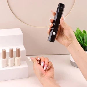 Touch Nail Lamp Rechargeable Cordless LED Gooseneck Gel Curing Dryer Lamp W Fit - Picture 1 of 12