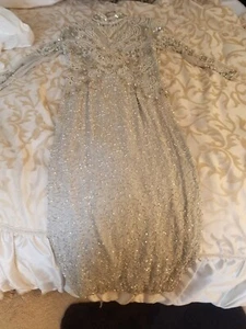 BLACKTIE OLEG CASSINI BRAUTKLEID GRÖSSE 10 100 % SEIDE  - Bild 1 von 8