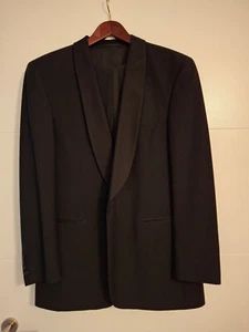Herren smoking, Gr.52 incl. Hemd, Fliege und Schuhe, schwarz - Bild 1 von 6