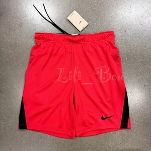 NWT Nike DM1040-657 Men Dri-Fit Basketball Shorts Standard Fit Red Black Size L - Picture 1 of 13