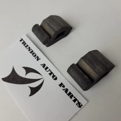 Ford Expedition 2003 guardabarros parachoques tope goma negro par conjunto de 2 OEM Foto 1 de 3