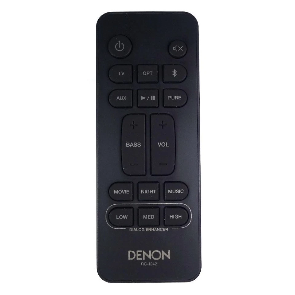 *NEW* Genuine Denon RC-1242 Soundbar Remote Control - Image 1 of 1