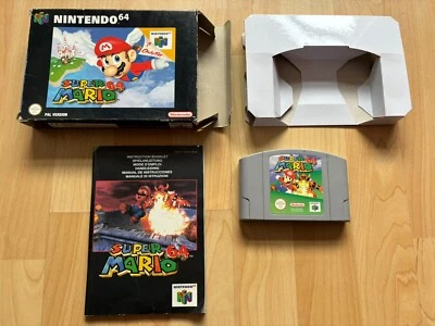 Nintendo 64 N64 Super Mario 64 Boxed & Complete Good Condition, Pal - Image 1 of 4