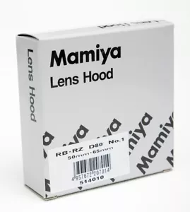 Paraluce Mamiya RZ / RB Lens Hood D80 NO1 50 mm - 65 mm n. 1 - Foto 1 di 1
