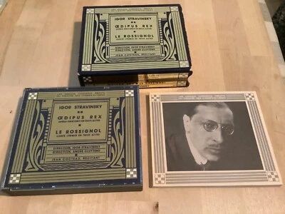 STRAVINSKY Oedipus Rex COCTEAU Rossignol CLUYTENS Disques Montaigne 2 CD SET - Image 1 of 4