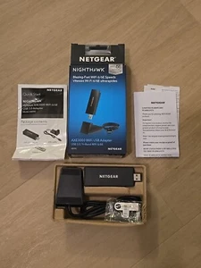 NETGEAR - Nighthawk A8000 AXE3000 WiFi USB Adapter Tri-Band 6E - USB 3.0 . - Photo 1/2