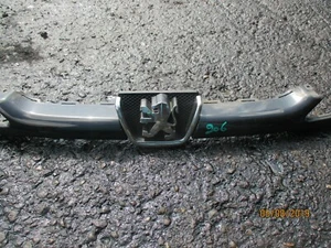 PEUGEOT 206 FRONT UPPER BUMPER GRILL & BADGE EMBLEM BLACK 9628691277 - Picture 1 of 5
