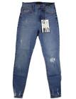 Kendall+Kylie Womens Jeans 9 29x27 Kontour High Rise Distressed Blue Wash $128