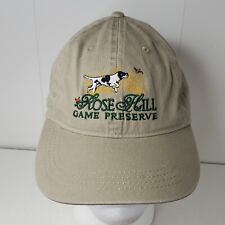 Rose Hill Game Preserve Virginia Embroidered Pointer Strapback Hat Baseball Cap