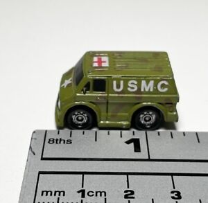 Funrise 1988 Micro Machines Military Army Medic Van Green Camo Vintage Vehicle