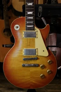Greco EGF-1200 Les Paul type Cherry Sunburst Electric Guitar Used From Japan - Picture 1 of 11