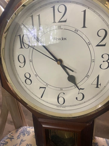 Heirloom Quartz Movement Regulator Pendulum Clock- Chime Wall Clock-Works Cover